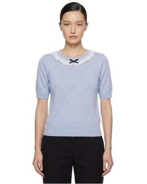Marissa Chiara Knitted Pullover - Blue