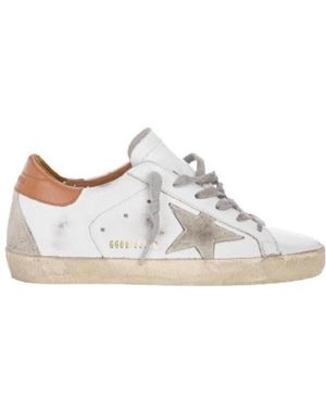 Golden Goose Superstar Logo Casual Sports Shoes - White