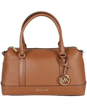 MICHAEL Michael Kors Andie Medium Satchel Bag - Brown