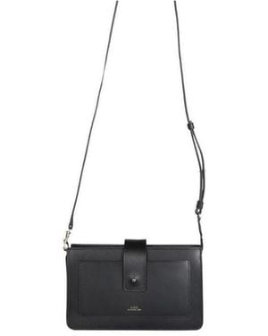 A.P.C. A.P.C Albane Clutch Bag - White
