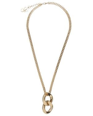 JW Anderson Jw Anderson Pendant Chain Link Necklace - Metallic