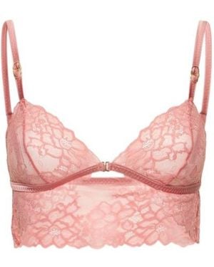 Stella McCartney Lace Cup Bra W/Lace Trim - Pink