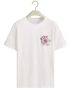Dior Embroidered Fitted T-Shirt - White