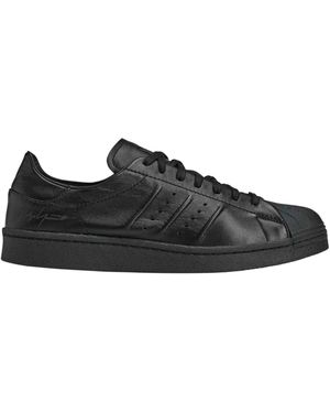 Y-3 Lowtop Leather Sneaker - Black