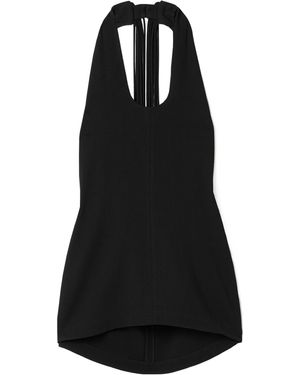 Proenza Schouler Miller Backless Tank Top - Black