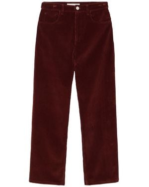 Rohe Loose-Fitting Corduroy Trousers - Red