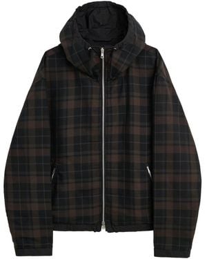 Our Legacy Check Hooded Jacket - Black