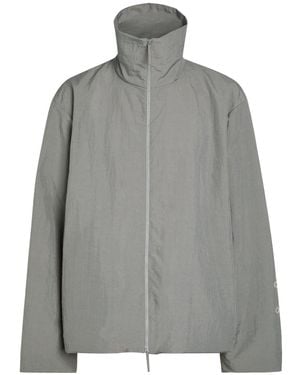 Calvin Klein High-Neck Padded Coat - Gray