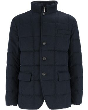 Fay Long-Sleeved Down Jacket - Blue