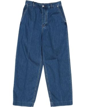 Bottega Veneta Belt Loop Casual Pants - Blue