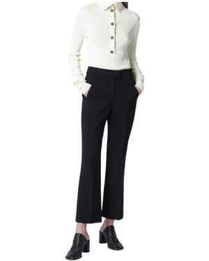 Entire studios Flared Casual Trousers - Black