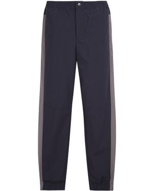 Maison Kitsuné Maison Kitsuné Colour-Block Tapered Track Pants - Blue