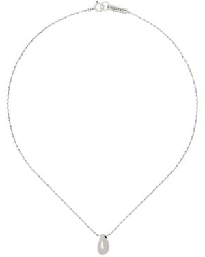 Isabel Marant Shiny Day Pendant Necklace - White