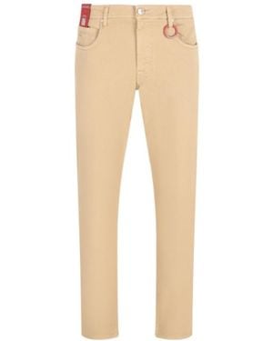 Tramarossa Michelangelo Straight-Leg Jeans - Natural