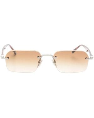 Gucci Geometric Sunglasses - Natural