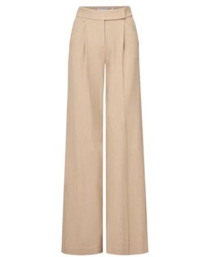 Veronica Beard Wide-Leg Pant - Natural