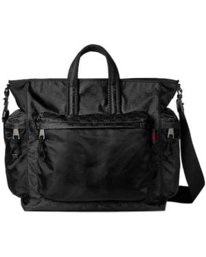 Gucci Large Gg Tote Bag - Black