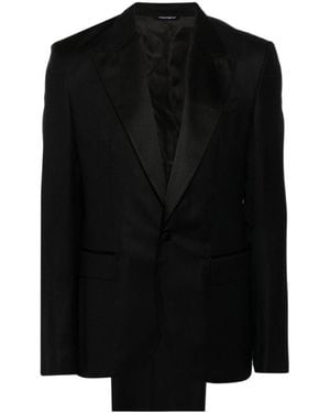 Dolce & Gabbana Single-Breasted Tuxedo Suit - Black