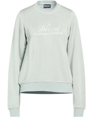 DIESEL Solid-Color Crewneck Sweatshirt - Blue