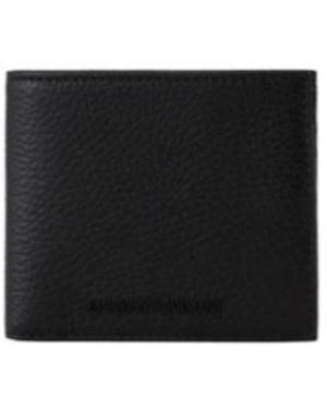 Emporio Armani Bi-Fold Wallet - Black