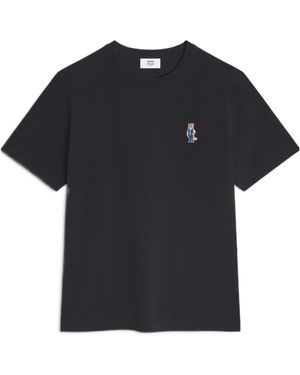 Maison Kitsuné Maison Kitsuné Dressed Fox Comfort T-Shirt - Black