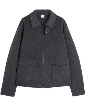 Aspesi Double Wool Coat - Black
