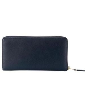 Comme des Garçons Zip Around Wallet - Blue