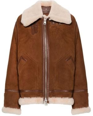 Ermanno Scervino Suede Jacket - Brown