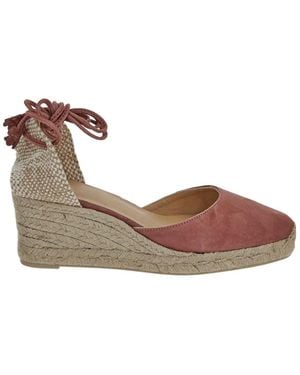 Castañer Round-Toe Wedge Heels - Brown