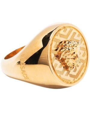 Versace Medusa Head Ring - Metallic