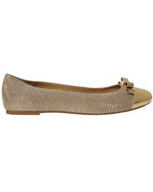 Michael Kors Andrea Chain-Mesh Ballerina Shoes - Multicolor