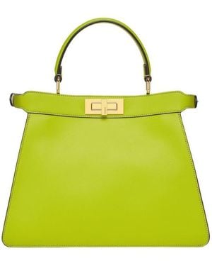 Fendi Peekaboo Iseeu Medium Tote Bag - Yellow