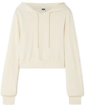 RE/DONE X Pamela Anderson Cotton Hoodie - Natural