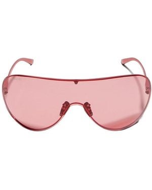 Gucci Mask Frame Sunglasses - Pink