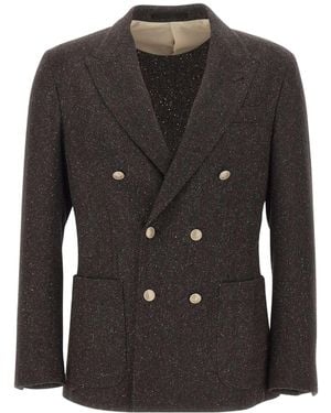 Eleventy Long-Sleeve Jacket - Black