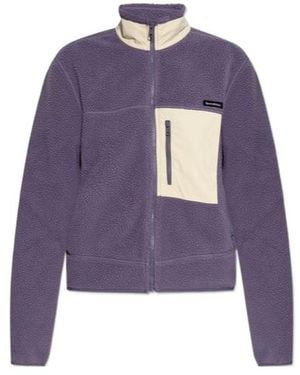 Sporty & Rich Classic Zip-Up Jacket - Purple