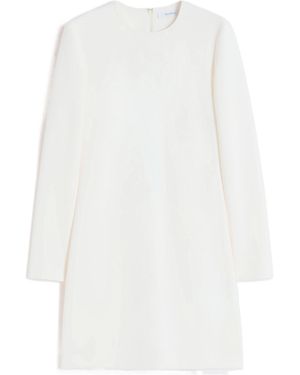 Max Mara Short Scuba Jersey Dress - White
