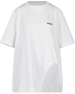 The Attico The Logo Oversized T-Shirt - White