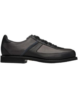 Our Legacy Ten Pin Leather Sneakers in Black for Men | Lyst
