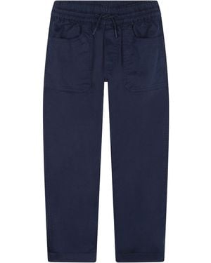 KENZO Logo-Embroidered Pants - Blue