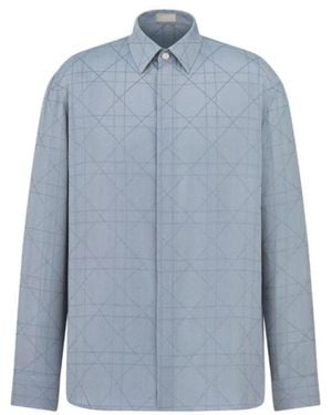 Dior Icons Cannage Shirt - Blue