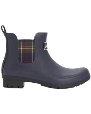 Barbour Kingham Short Wellingtons - Blue