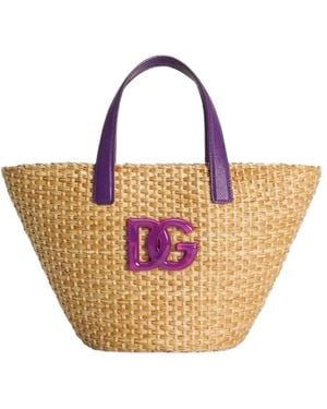 Dolce & Gabbana ドルチェガッバーナ キッズ マジョリカプリント コーヒーバッグ - Pink