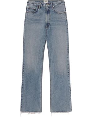 Agolde Leena High-Rise Flared-Leg Jeans - Blue