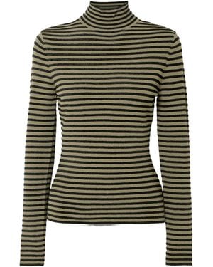 Proenza Schouler Striped Knit Jumper - Green
