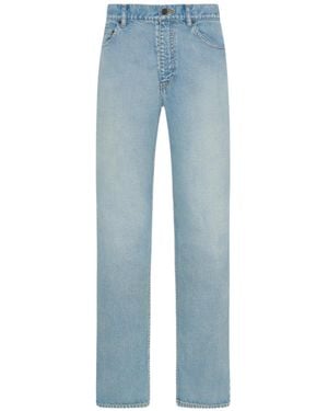 The Row Fred Cotton Jeans - Blue