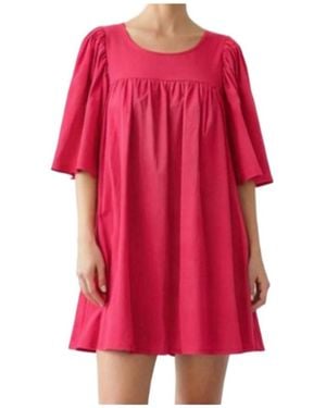 RED Valentino Short-Sleeved Dress - Red