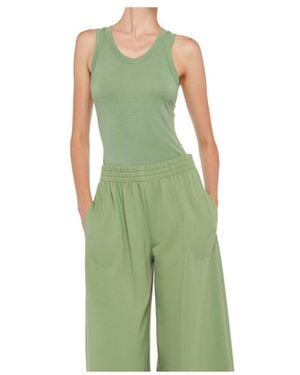 Norma Kamali Racer Tee - Green