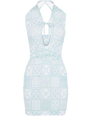 Off-White c/o Virgil Abloh Lace Dress - Blue