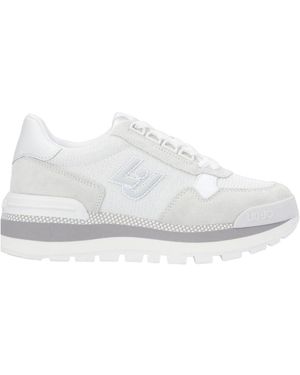 Liu Jo 45Mm Chunky Lace-Up Sneakers - White